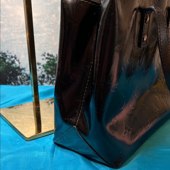 Louis Vuitton Black Vernis Lead PM handbag VGC - Picture 5 of 15